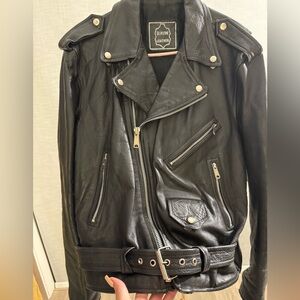 Black Biker Jacket